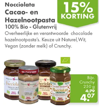 Aanbieding: Nocciolata Cacao- en Hazelnootpasta