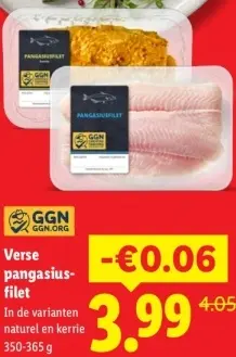Aanbieding: Verse pangasiusfilet