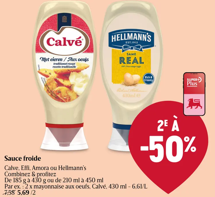 Offre: Sauce froide