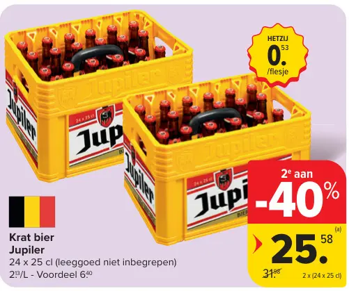 Promotie: Krat bier