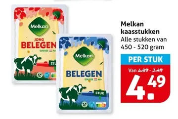 Aanbieding: Melkan kaasstukken
