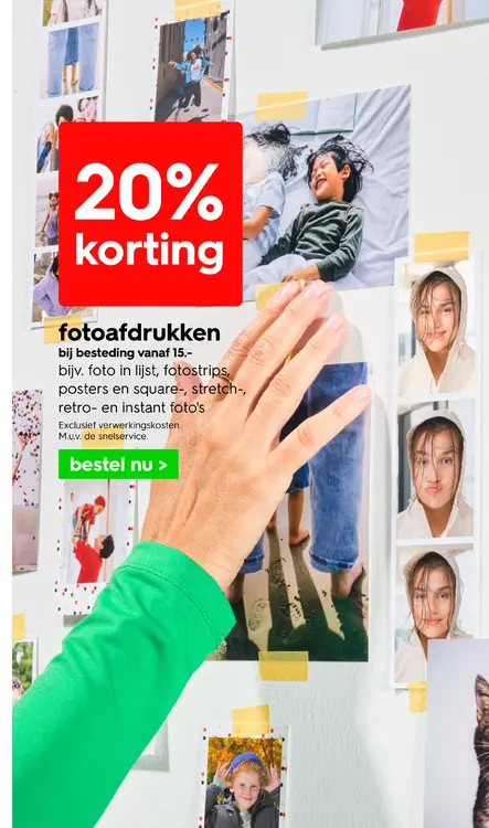 Promotie: fotoafdrukken
