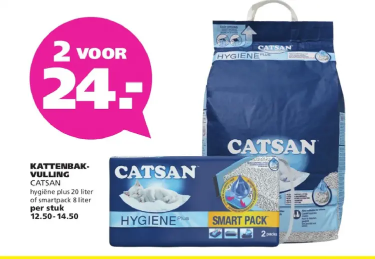 Aanbieding: Kattenbak-vulling