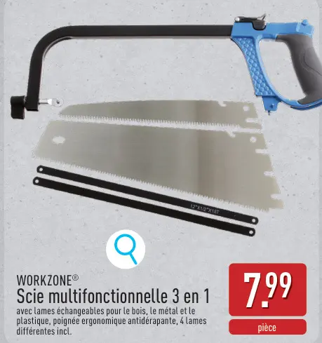Offre: Scie multifonctionnelle 3 en 1