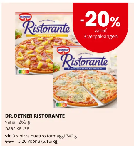 Promotie: Ristorante