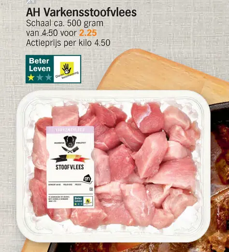Aanbieding: Varkensstoofvlees