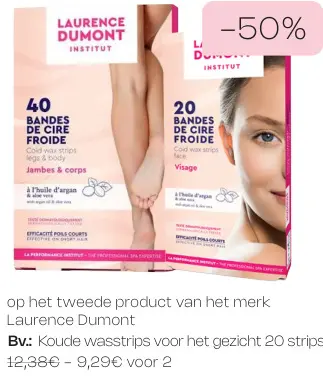 Promotie: Laurence Dumont Koude wasstrips voor het gezicht