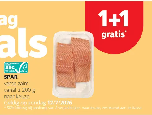 Promotie: Verse zalm