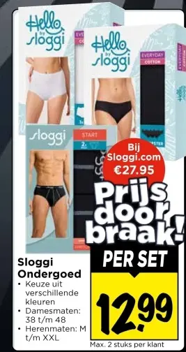 Aanbieding: Sloggi Ondergoed