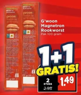 Aanbieding: Magnetron Rookworst