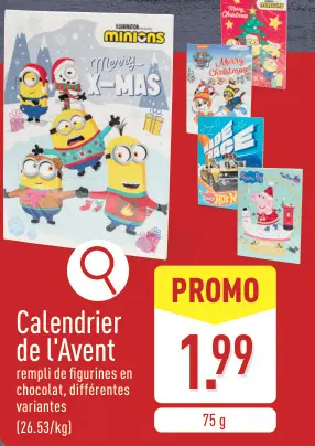 Offre: Calendrier de l'Avent