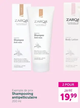 Offre: Shampooing antipelliculaire