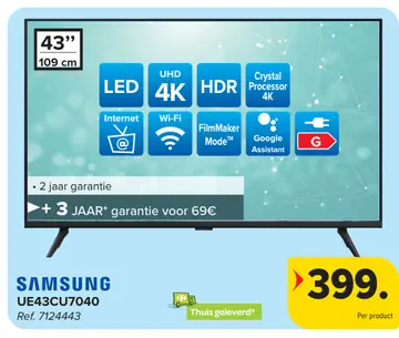 Aanbieding: UE43CU7040