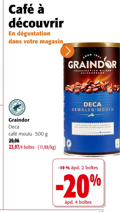Offre: Café moulu