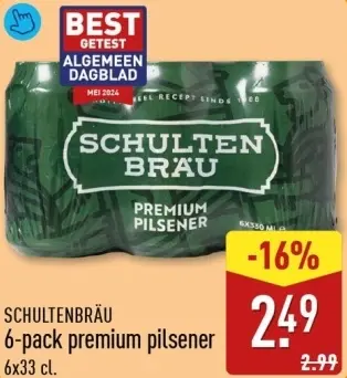 Aanbieding: 6-pack premium pilsener