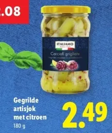 Aanbieding: Gegrilde artisjok met citroen
