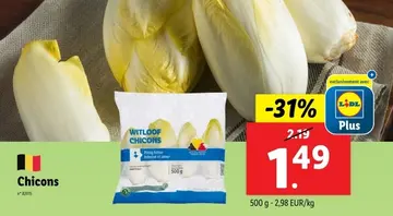 Offre: Chicons