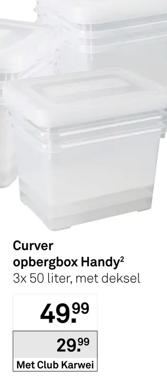 Aanbieding: Curver opbergbox Handy²