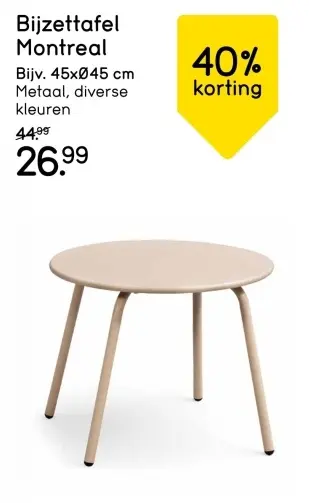 Aanbieding: Bijzettafel Montreal