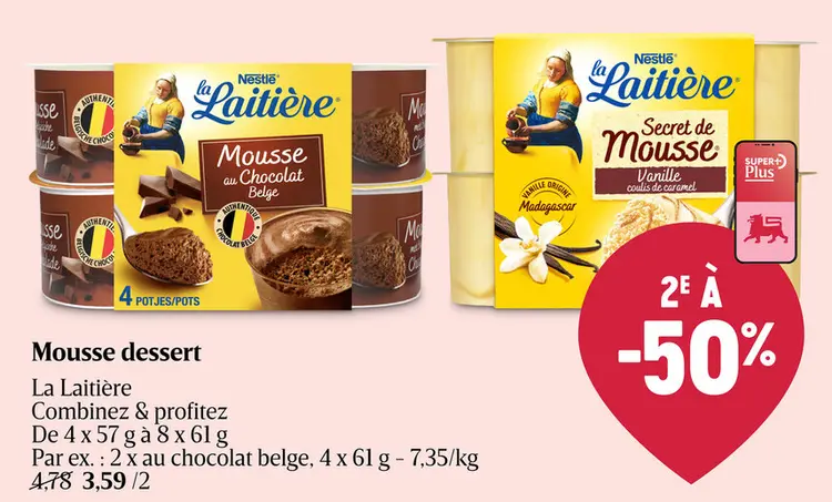 Offre: Mousse dessert