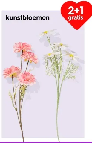 Aanbieding: kunstbloemen