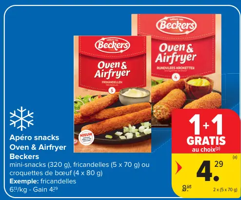 Offre: Apéro snacks Oven & Airfryer