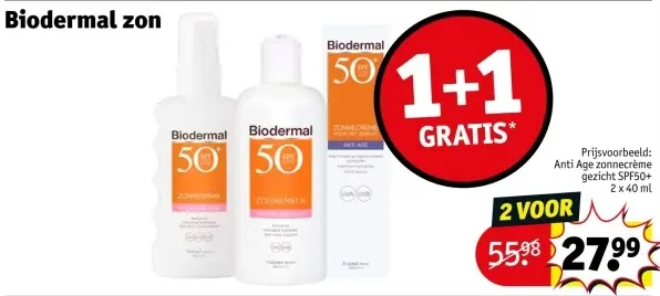 Aanbieding: Biodermal zon