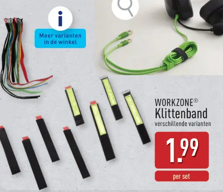 Promotie: Klittenband