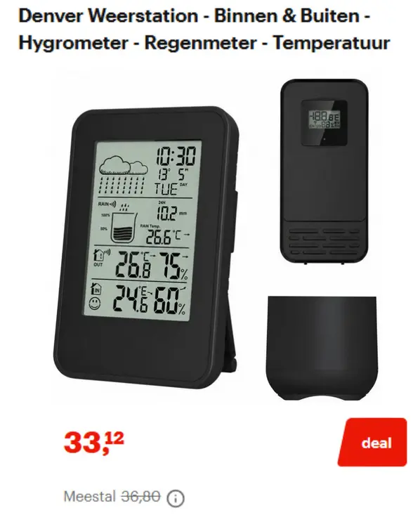 Aanbieding: Denver Weerstation