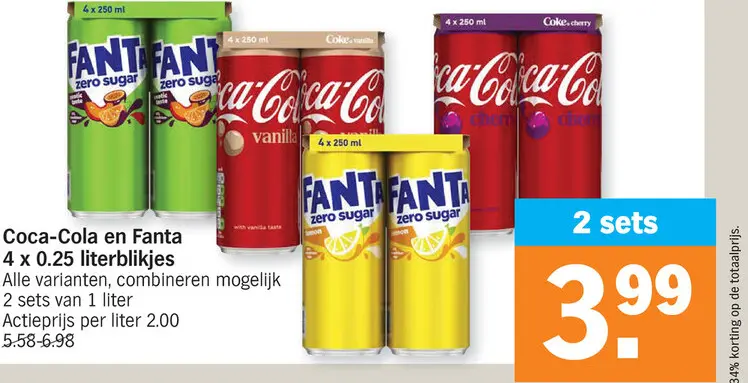 Promotie: Coca-Cola en Fanta