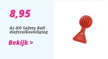 Aanbieding: AL-KO Safety Ball diefstalbeveiliging