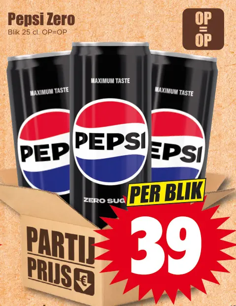 Aanbieding: Pepsi Zero