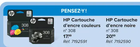 Offre: HP Cartouche d'encre