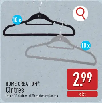 Offre: Cintres
