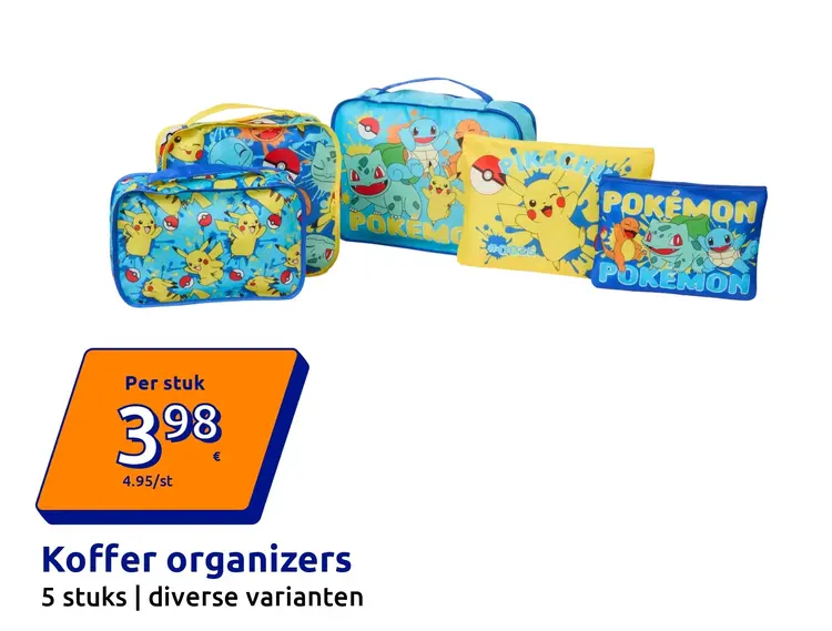 Aanbieding: Koffer organizers