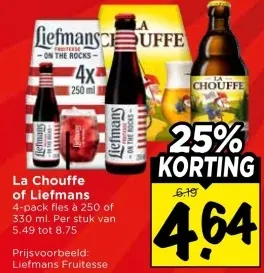 Aanbieding: La Chouffe of Liefmans