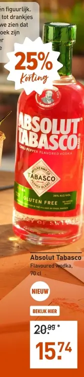 Aanbieding: Absolut Tabasco