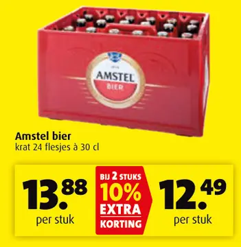 Aanbieding: Amstel bier krat