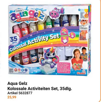 Aanbieding: Aqua Gelz Colossal Activiteiten Set, 35dlg.