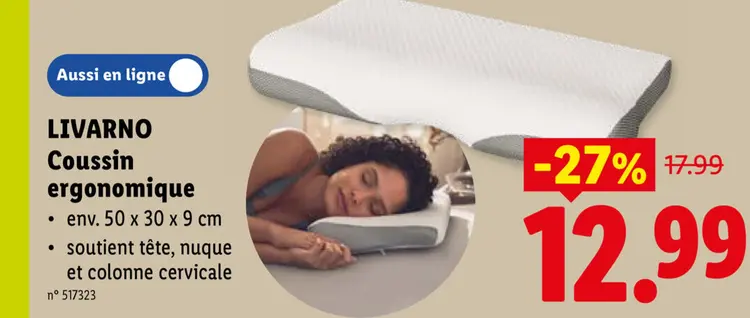 Offre: Coussin ergonomique