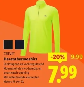 Aanbieding: Herenthermoshirt