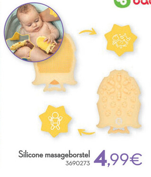 Aanbieding: Silicone massageborstel