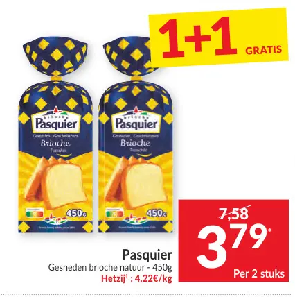 Promotie: Gesneden brioche natuur