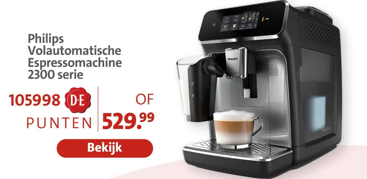 Aanbieding: Volautomatische Espressomachine 2300 serie