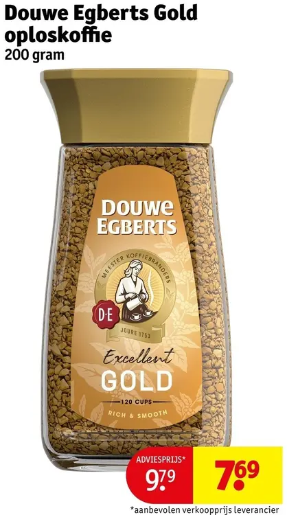 Aanbieding: Gold oploskoffie