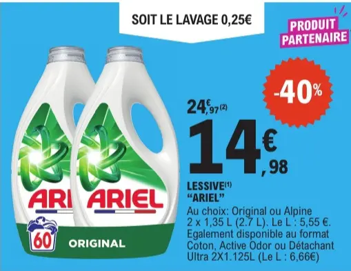 Offre: Lessive