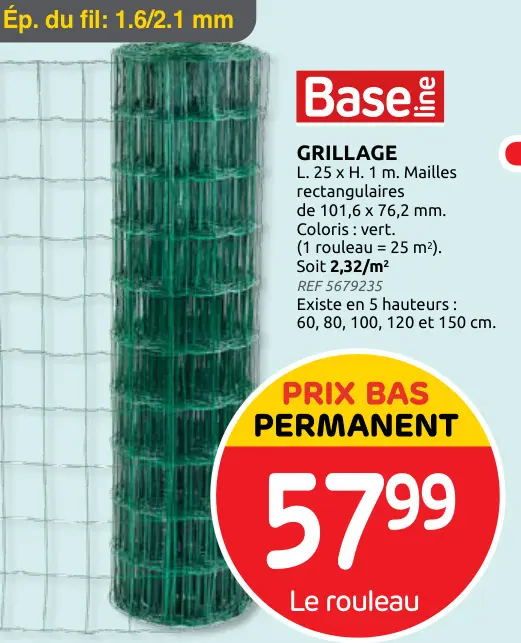 Offre: Grillage