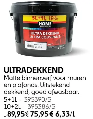 Promotie: Ultradekkend