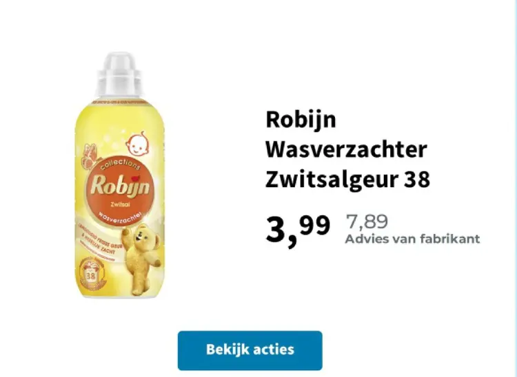 Aanbieding: Wasverzachter Zwitsalgeur