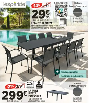 Offre: Le fauteuil piazza